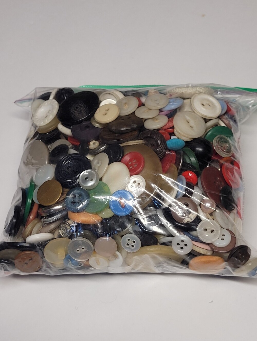 Vintage Unassorted Bag of Buttons - Multi Color